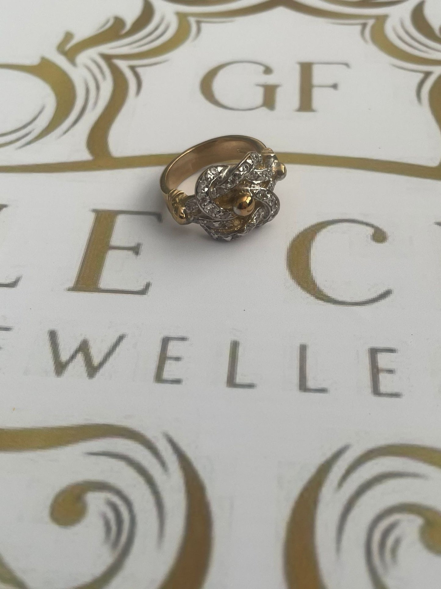 9ct Gold Children’s Knot Ring - 9.7g