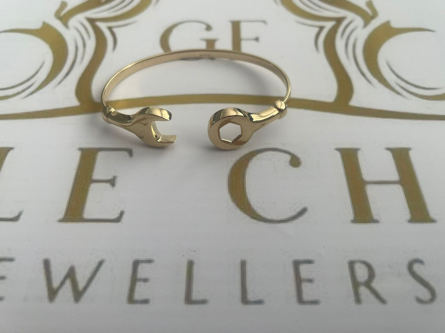 9ct Gold Children’s Spanner Bangle