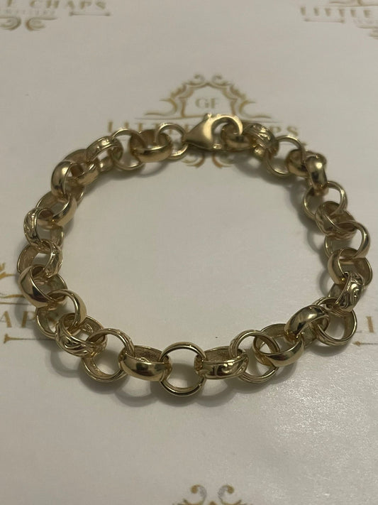 9ct Gold Children’s Belcher Bracelet - 10.5g