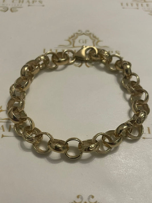 9ct Gold Children’s Belcher Bracelet - 9.7g
